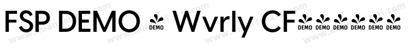 FSP DEMO - Wvrly CF字体转换